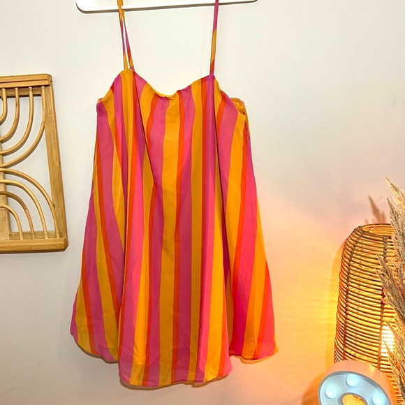 SANDRA SWING MINI DRESS- FRUITY PEBBLES - Picture 2 of 3